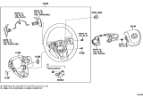 Diagram for 2025 Lexus RX350h Steering Wheel - 45100-46050-C0