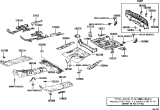 Diagram for 2024 Lexus RX500h Floor Pan - 58211-0E130