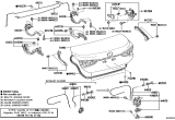 Diagram for 2023 Lexus ES350 Door Lock - 64600-06140