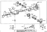 Diagram for 2022 Lexus RC F Carrier Bearing Spacer - 90521-99077