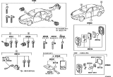 Diagram for 2013 Lexus IS250 Car Key - 89904-53440