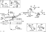 Diagram for 2012 Lexus IS250 Exhaust Hanger - 17508-31101