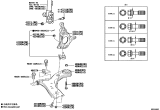 Diagram for 2022 Lexus NX350 Control Arm - 48068-42070