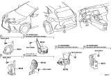 Diagram for 2012 Lexus RX350 Horn - 86520-30670