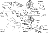 Diagram for Lexus RX350 Catalytic Converter - 17400-25030