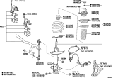 Diagram for Lexus NX450h+ Sway Bar Kit - 48804-78010