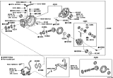 Diagram for 2022 Lexus NX350 Carrier Bearing Spacer - 41351-10030