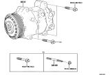 Diagram for Lexus RX450h+ A/C Compressor - 88310-33330