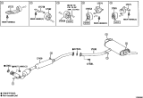 Diagram for 2012 Lexus IS250 Exhaust Hanger - 17565-28010