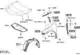 Diagram for 2023 Lexus NX350h Fender - 53801-78020