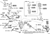 Diagram for 2021 Lexus LC500h Shock Absorber - 48540-19746