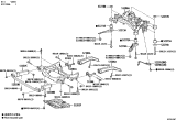 Diagram for Lexus LS500h Crossmember Bushing - 52274-11010