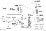 Diagram for 2021 Lexus LC500h Shock Absorber - 48510-80A36
