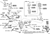 Diagram for 2021 Lexus LC500h Shock Absorber - 48530-80865