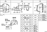 Diagram for Lexus LC500 Wheelhouse - 53806-11020