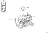 Diagram for 2024 Lexus RX450h+ Automatic Transmission Shift Levers - 33550-48670