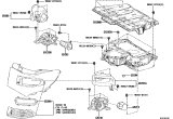 Diagram for Lexus RX450h+ Battery Cooling Fan - G9230-48100