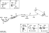 Diagram for Lexus RX350 Catalytic Converter - 17410-25520