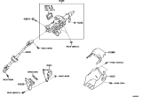Diagram for 2025 Lexus RX350h Steering Column - 45250-48440