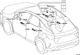 Diagram for 2024 Lexus RX450h+ Door Lock Switch - 84930-48120