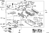 Diagram for Lexus RX450h+ Battery Sensor - 89892-48080