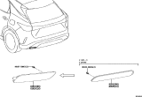 Diagram for Lexus RX450h+ Bumper Reflector - 81910-33030