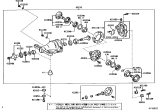 Diagram for 2022 Lexus RC F Carrier Bearing Spacer - 90521-99072