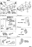 Diagram for 2000 Lexus LX470 Car Key - 89070-60081