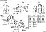 Diagram for Lexus LC500 Wheelhouse - 53805-11010