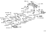 Diagram for Lexus LC500h Crossmember Bushing - 52273-11020