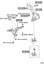 Diagram for 2000 Lexus ES300 Ball Joint - 43330-39435