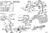 Diagram for 2010 Lexus LX570 Coolant Reservoir Hose - 16267-38020