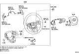Diagram for 2025 Lexus RX350h Steering Wheel - 45100-48800-C0