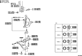 Diagram for 2024 Lexus RZ300e Control Arm Bolt - 90105-16101