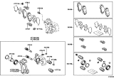 Diagram for Lexus NX200t Brake Bleeder Screw - 47547-12130