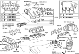 Diagram for 2006 Lexus RX330 Intake Manifold - 17190-0P041