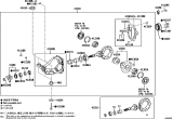 Diagram for 2022 Lexus RC F Carrier Bearing Spacer - 90521-99062
