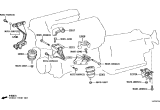 Diagram for 2020 Lexus LS500h Alternator Bracket - 12501-70020