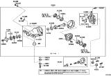 Diagram for 2022 Lexus RC F Carrier Bearing Spacer - 90521-99087