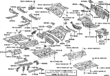Diagram for 2006 Lexus GS430 Floor Pan - 58112-30160
