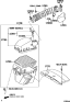 Diagram for Lexus RX400h Air Intake Coupling - 90904-06008