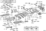 Diagram for 2020 Lexus GS350 Floor Pan - 58202-53010