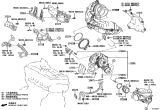 Diagram for Lexus RX350 Catalytic Converter - 17400-F0020