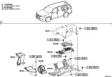 Diagram for Lexus RX450h+ Battery Cooling Fan - G9230-33050