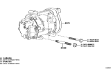 Diagram for Lexus RX450h+ A/C Compressor - 88370-48220