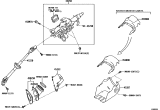 Diagram for 2025 Lexus RX350h Steering Column - 45250-0E220