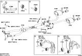 Diagram for 2021 Lexus IS350 Tail Pipe - 17430-36450