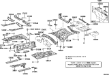 Diagram for 2016 Lexus IS200t Floor Pan - 58211-30400