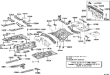 Diagram for 2016 Lexus IS200t Floor Pan - 58113-53060
