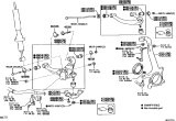 Diagram for 2008 Lexus GX470 Control Arm Bolt - 90105-14160